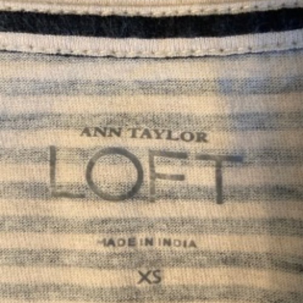 Loft Ruffle Front T-Shirt - Picture 7 of 8